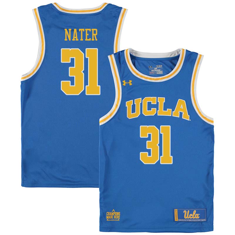 Men #31 Swen Nater UCLA Bruins College Basketball Jerseys Sale-Blue